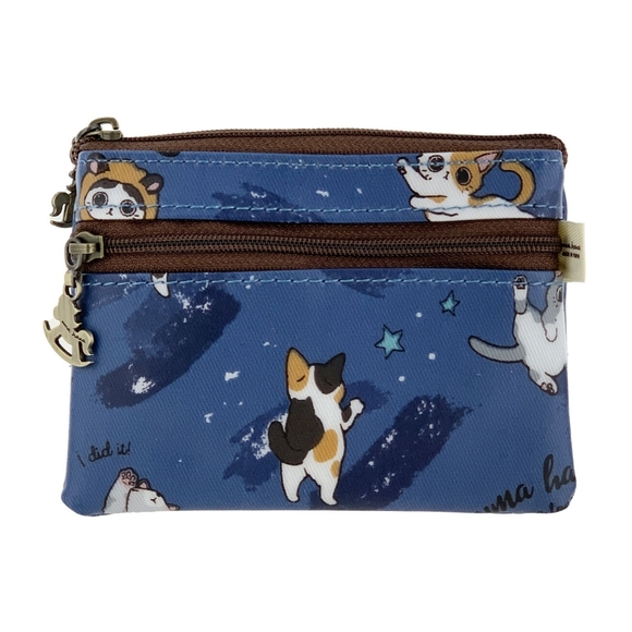 Waterproof Cat Coin Purse Keychain Pouch Holder - Picture 1 of 8